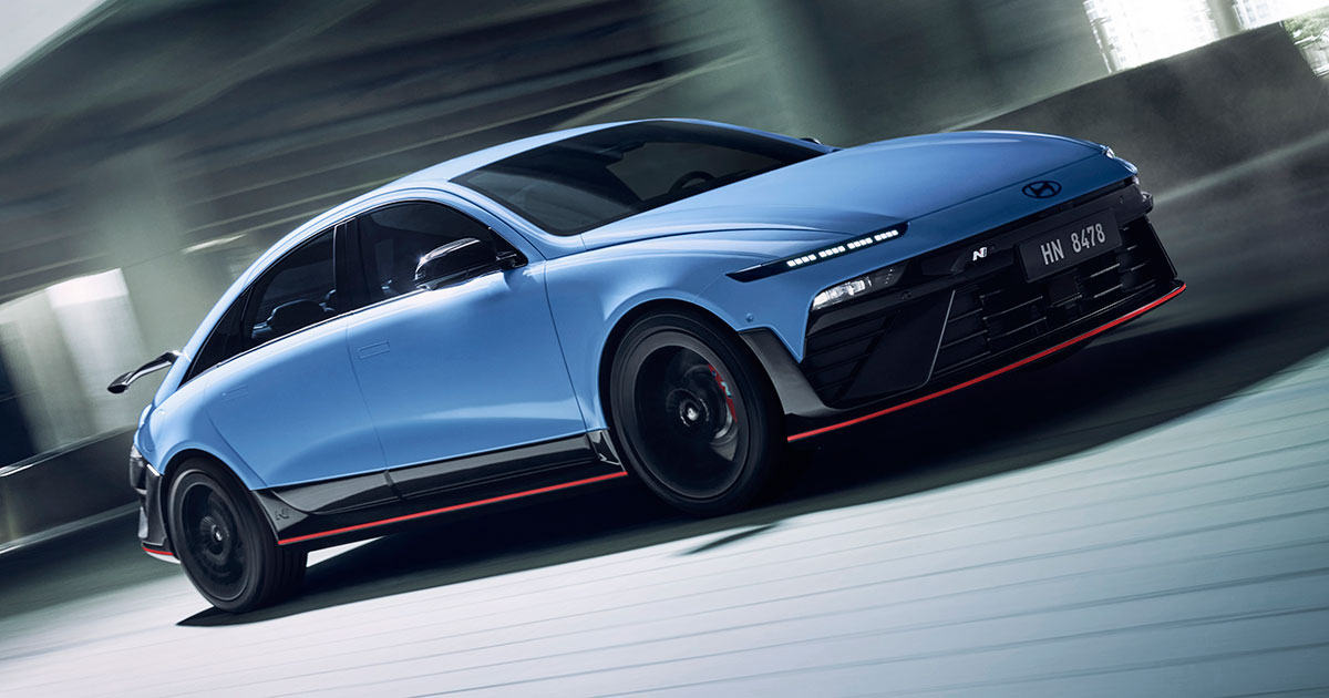 Hyundai Ioniq 6 N at the Goodwood Festival of Speed