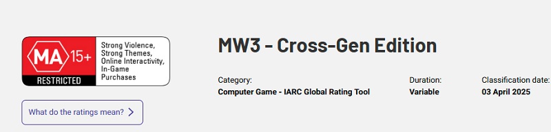Зображення з Call of Duty MW Remaster