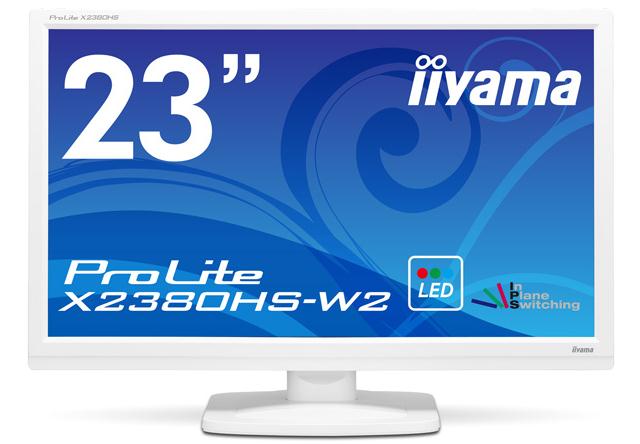 23-дюймовый FullHD-монитор iiyama ProLite X2380HS-W2 c IPS-матрицей 23-дюймовый FullHD-монитор iiyama ProLite X2380HS-W2 c IPS-матрицей