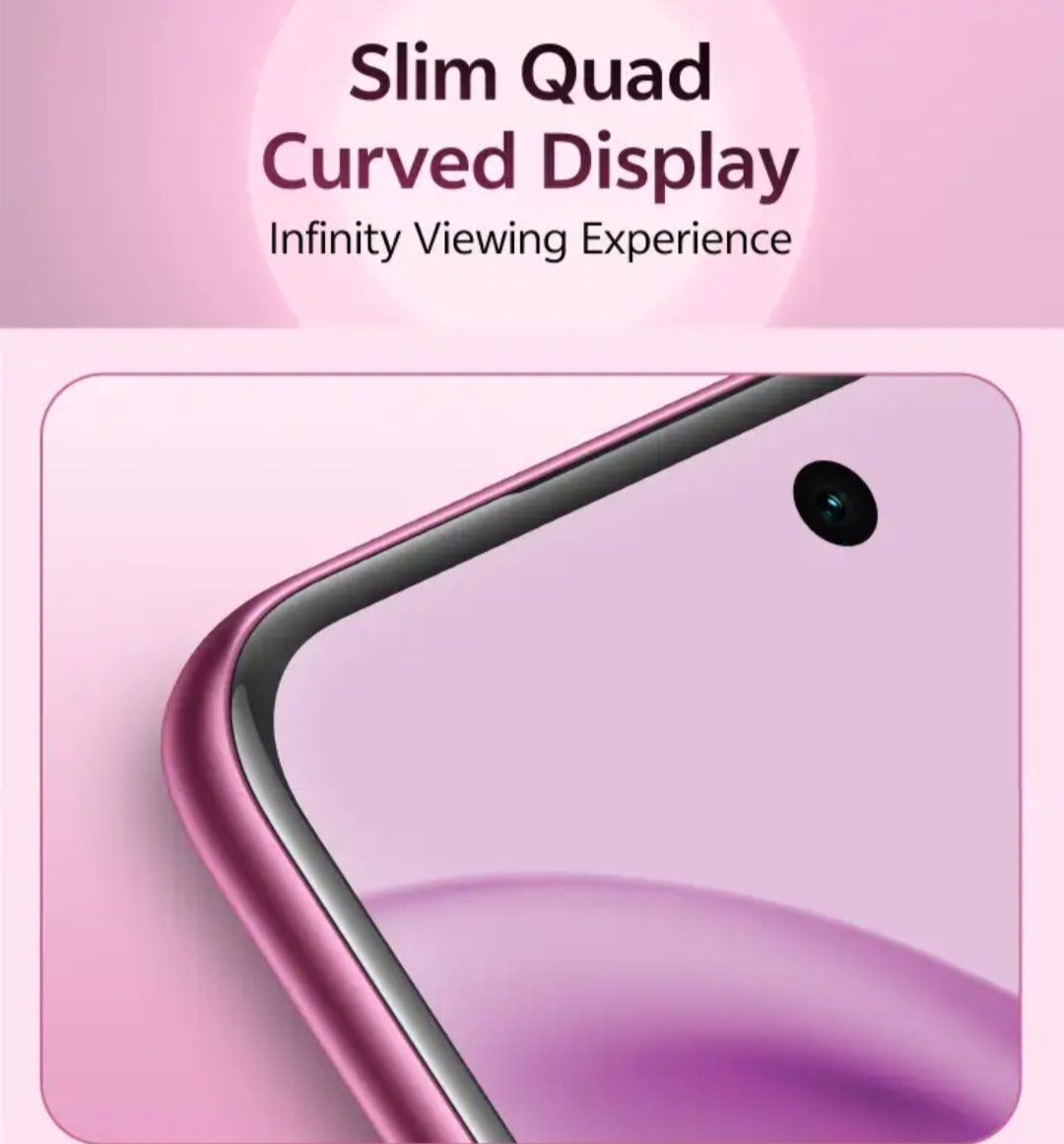 Дисплей Vivo V60e с эффектом Infinity Viewing