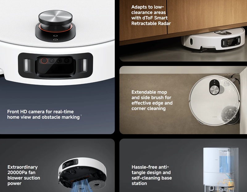 Xiaomi Robot Vacuum 5 Pro in the interior