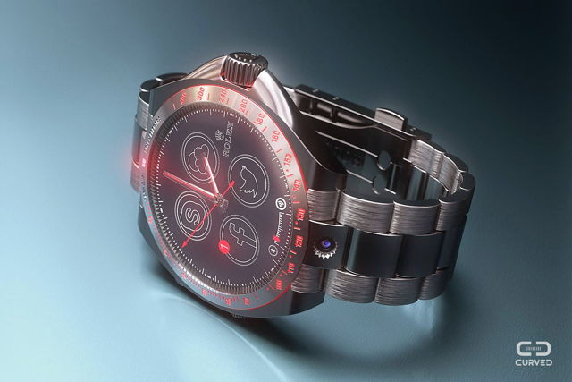 Curved Labs создала концепт «умных» часов iRolex