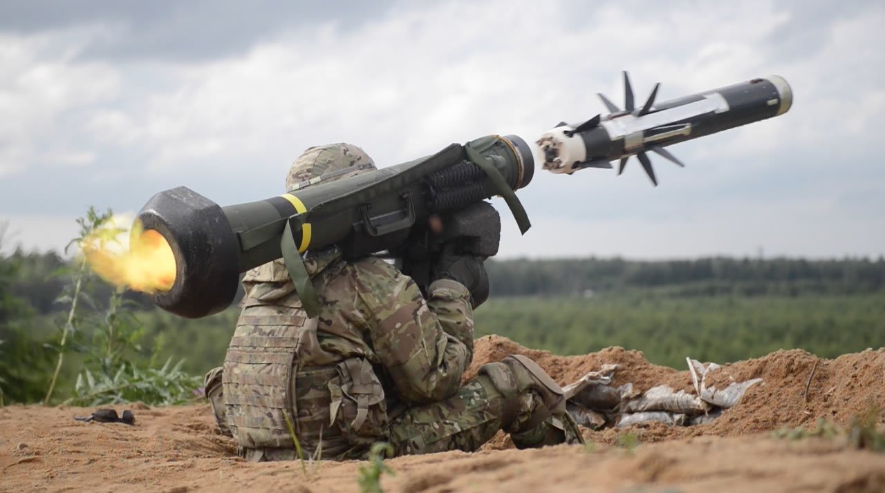 Illustration of the Javelin missile