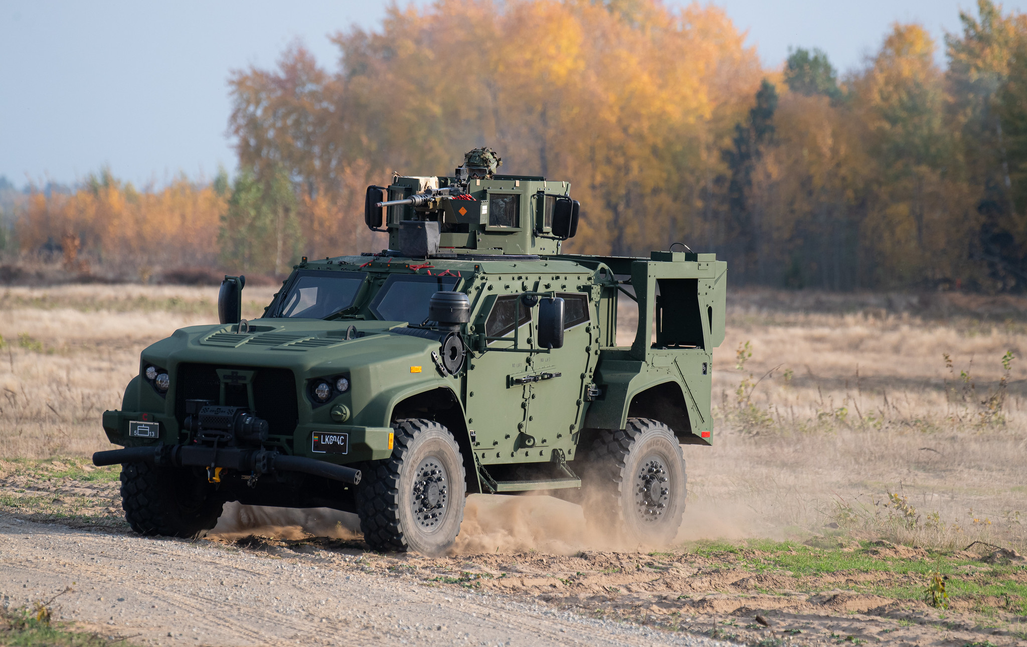 JLTV armoured vehicle of the Lithuanian Armed Forces. Illustration: Lithuanian Ministry of Defence
