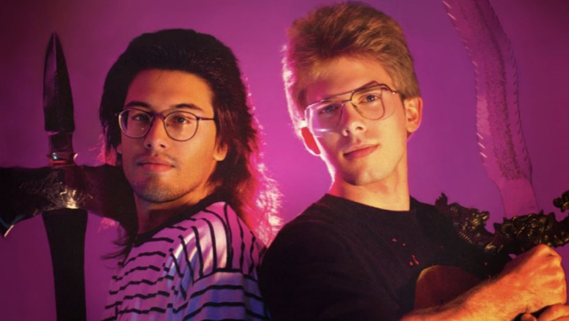 John Romero et John Carmack en 1990