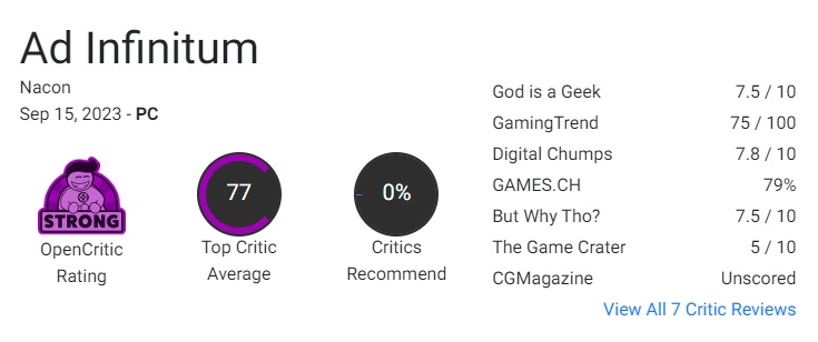 Creepy horror but boring game: Ad Infinitum gets mixed reviews with not bad scores from critics-2