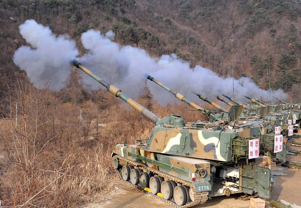 Самохідні гаубиці армії Південної Кореї K9