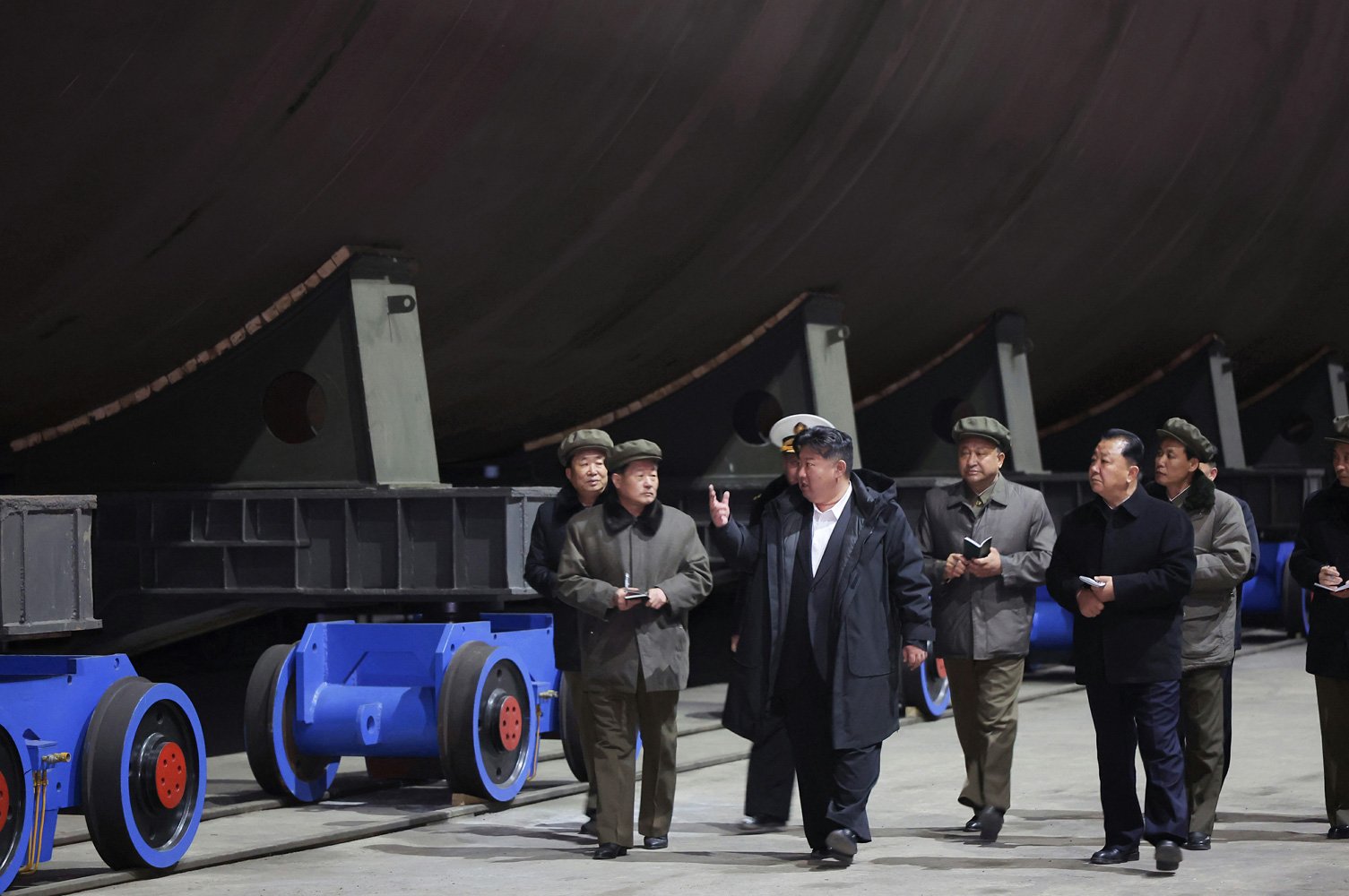 Illustration du dictateur Kim: KCNA