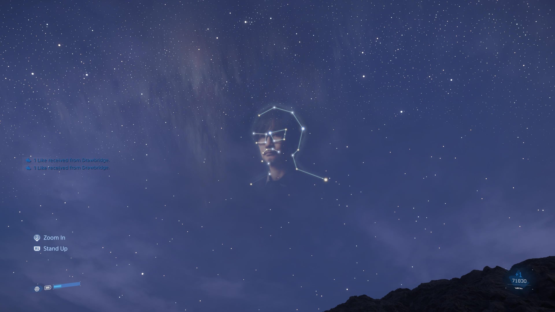The Kojima constellation in Death Stranding