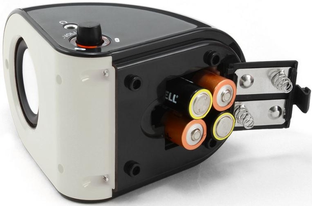 Компактная акустика Konoos KNS-PU50, работающая от сети, USB и батареек-2