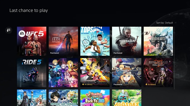 Уведомление об удалении игр из PS Plus Extra и Premium