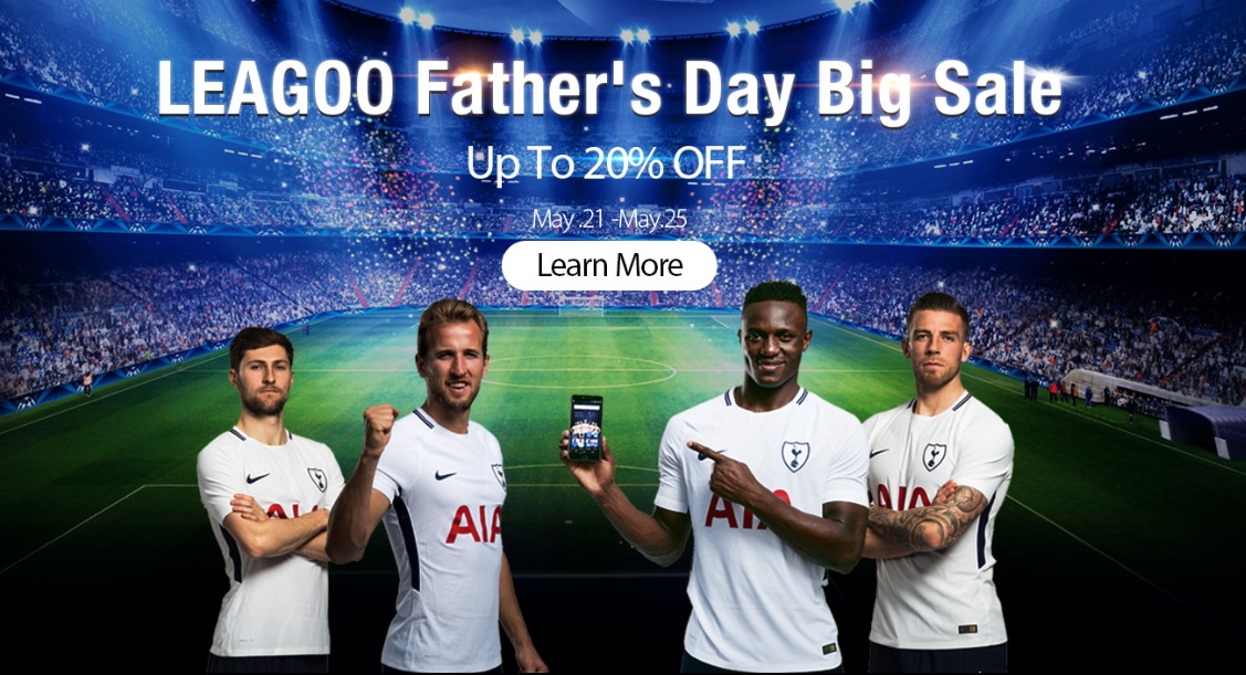 Скидки до 20% на смартфоны LEAGOO leagoo fathers day big sale.jpg