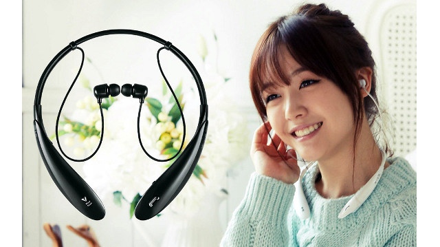 Bluetooth-гарнитура LG Tone Ultra (HBS-800) с активным шумоподавлением и нестандартным дизайном