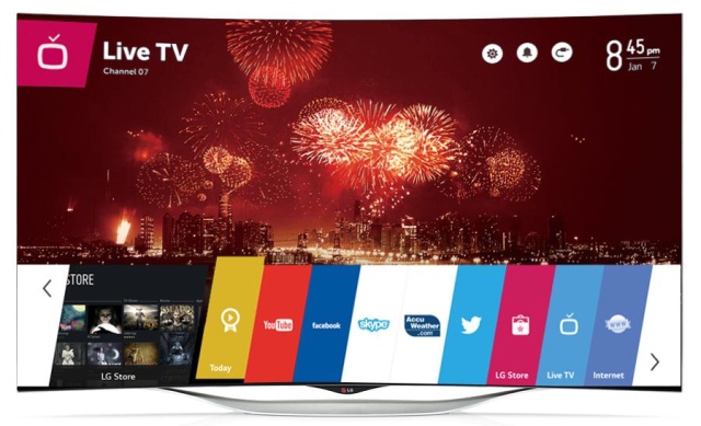 LG EC930T: изогнутый 55-дюймовый OLED-телевизор на WebOS
