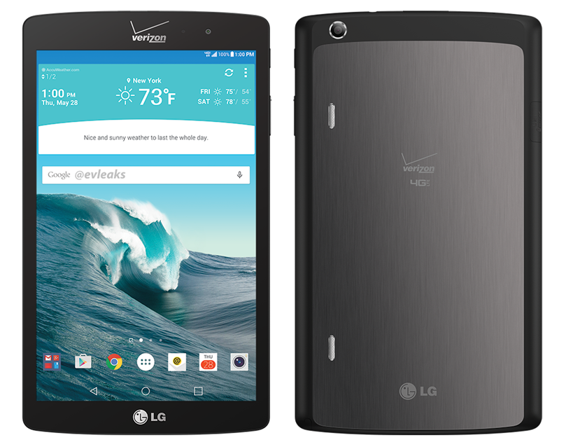 Пресс-рендеры неанонсированного 8.3-дюймового планшета LG G Pad X