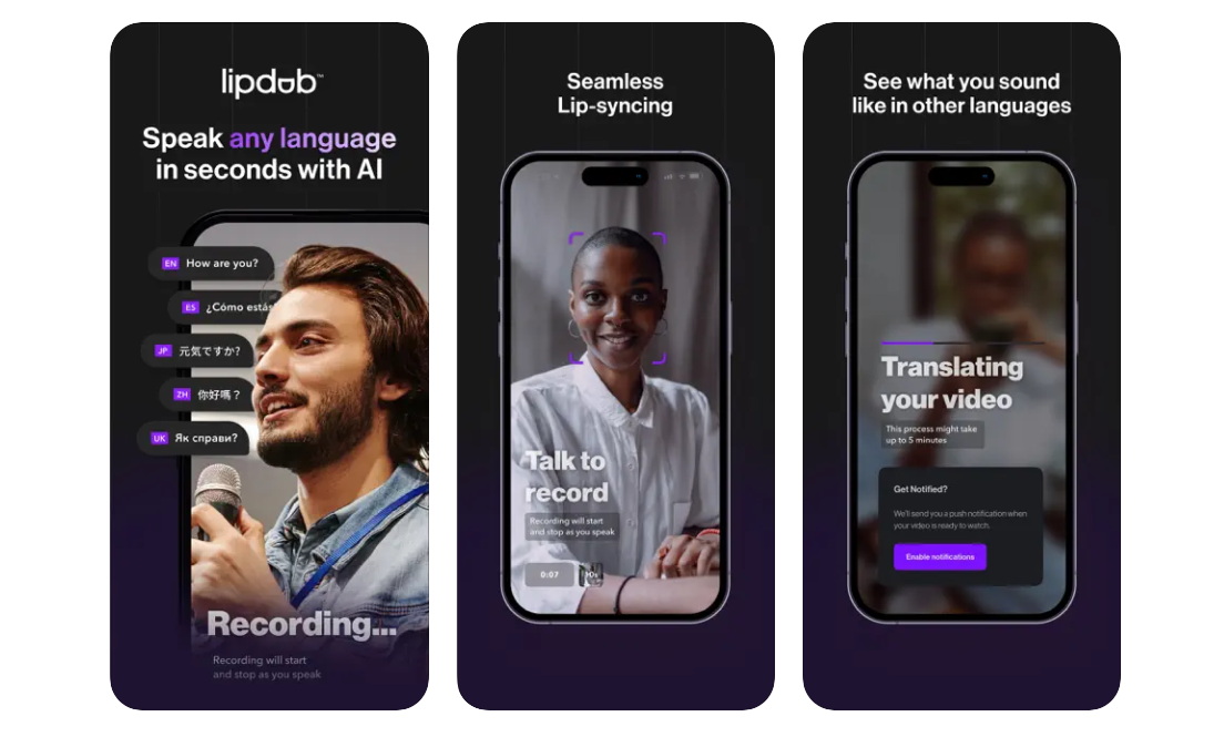 Captions lance l'application Lipdub AI pour le doublage de vidéos en 28 langues