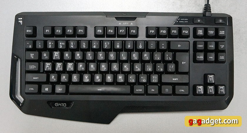 Обзор механической геймерской клавиатуры Logitech G410 Atlas Spectrum-4
