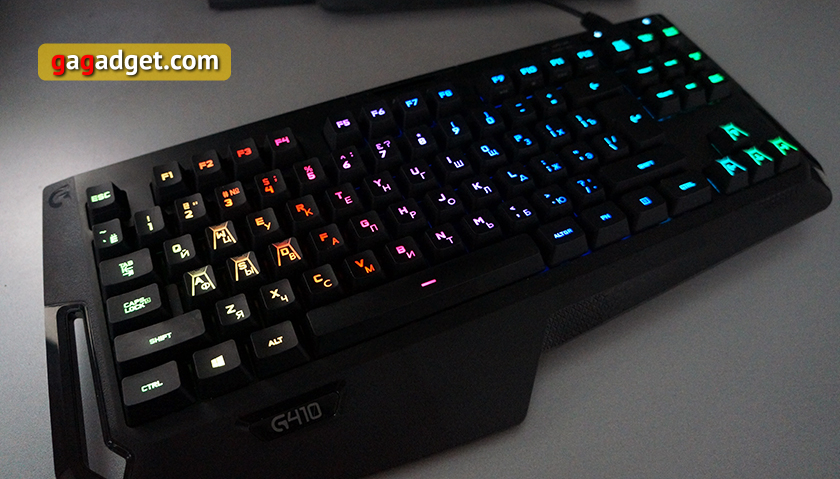 Обзор механической геймерской клавиатуры Logitech G410 Atlas Spectrum-17