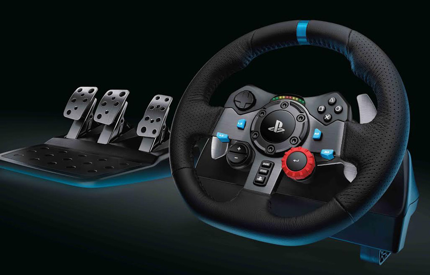 Logitech G29 и G920 Driving Force игровые рули для консолей и ПК с тактильной отдачей