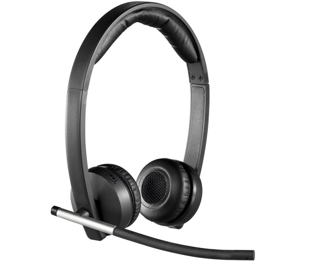 Корпоративный уровень: беспроводная гарнитура Logitech H820e с док-станцией-3 Корпоративный уровень: беспроводная гарнитура Logitech H820e с док-станцией-3