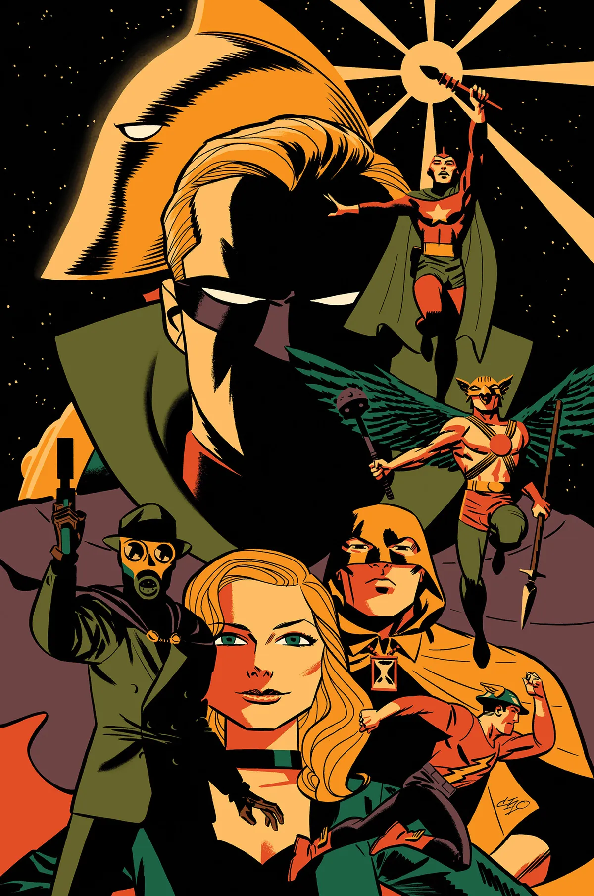 A page from the new history of the DC Universe