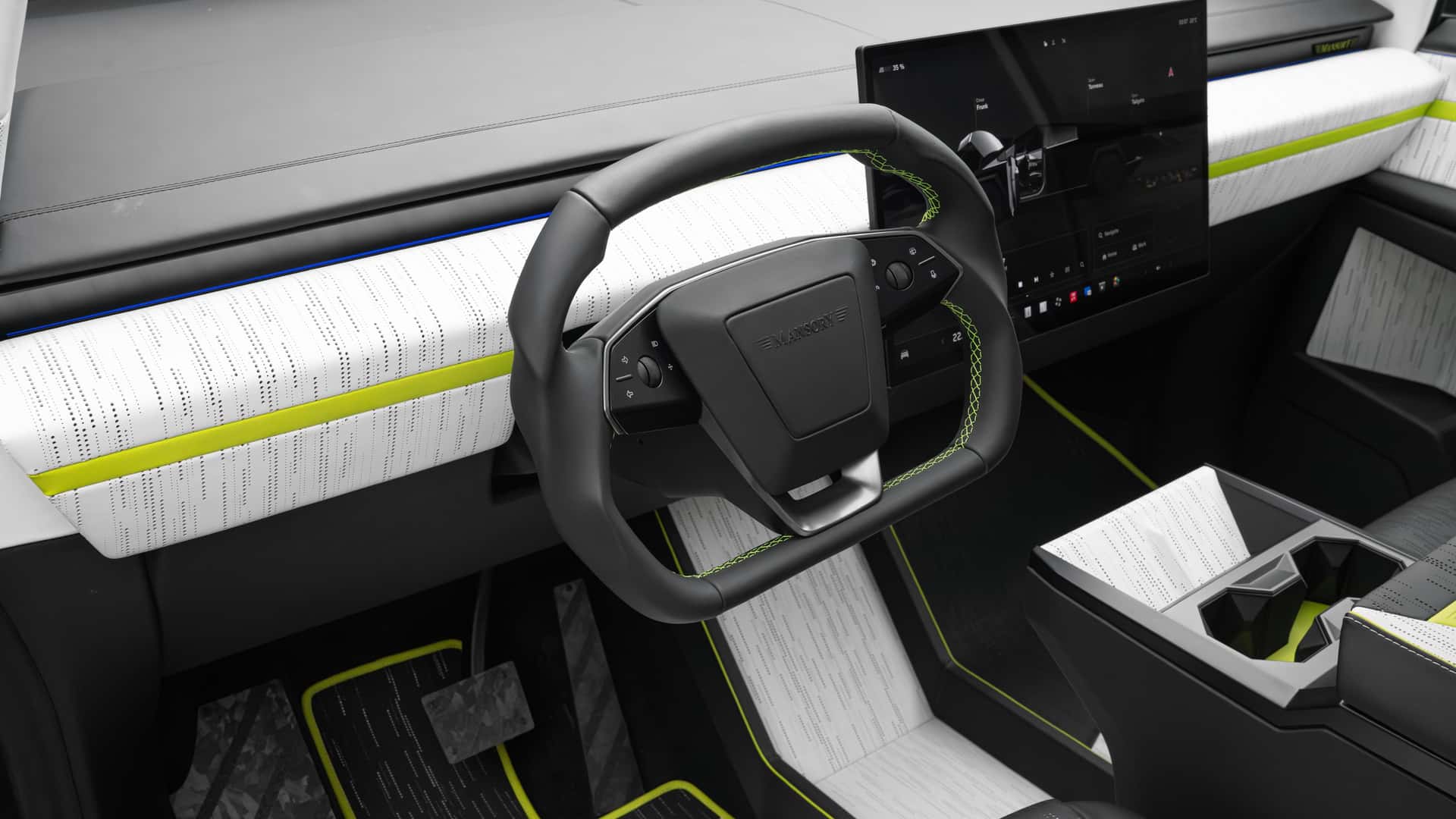 Mansory Elongation Tesla Cybertruck Vue détaillée