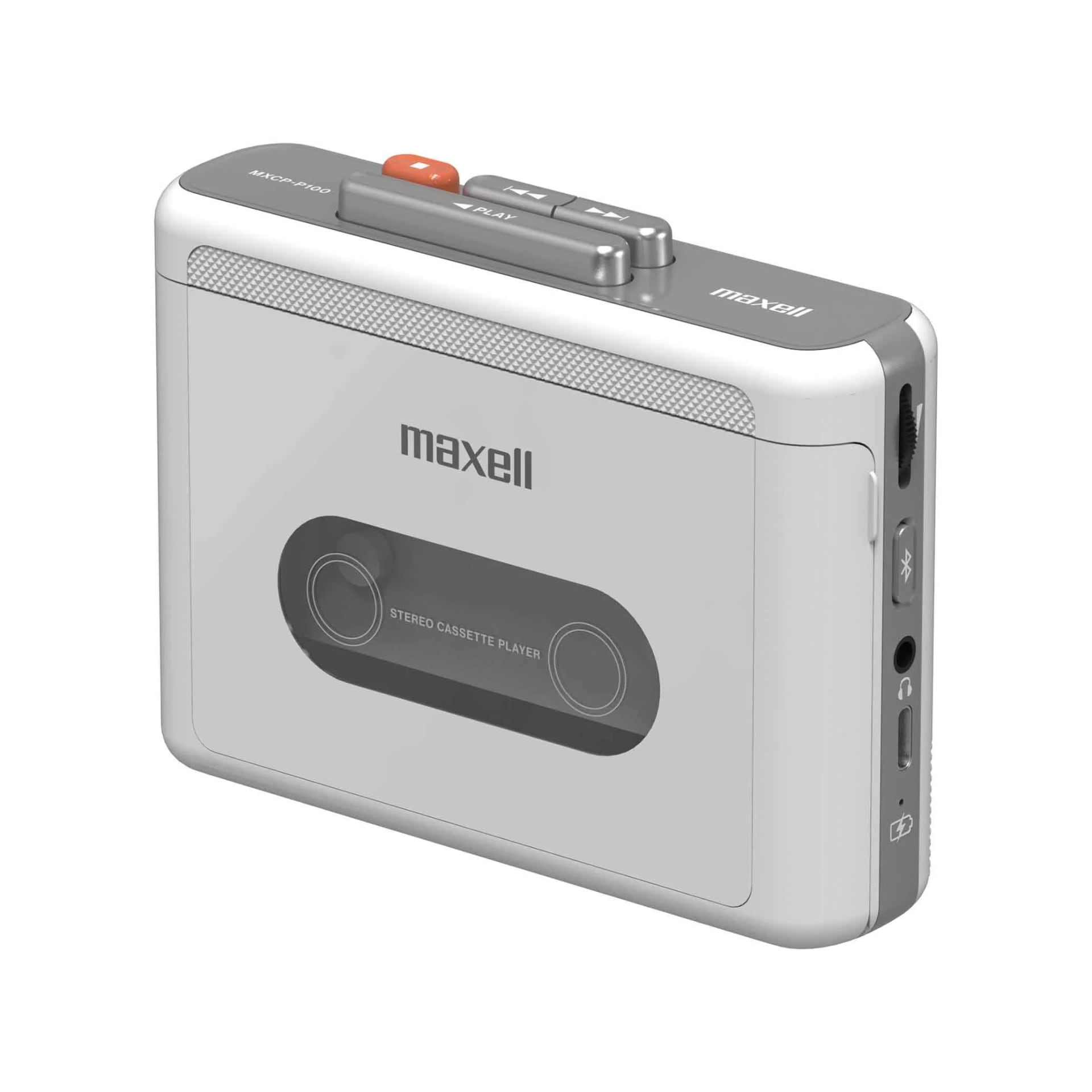 Maxell MXCP-P100 with Bluetooth headphones