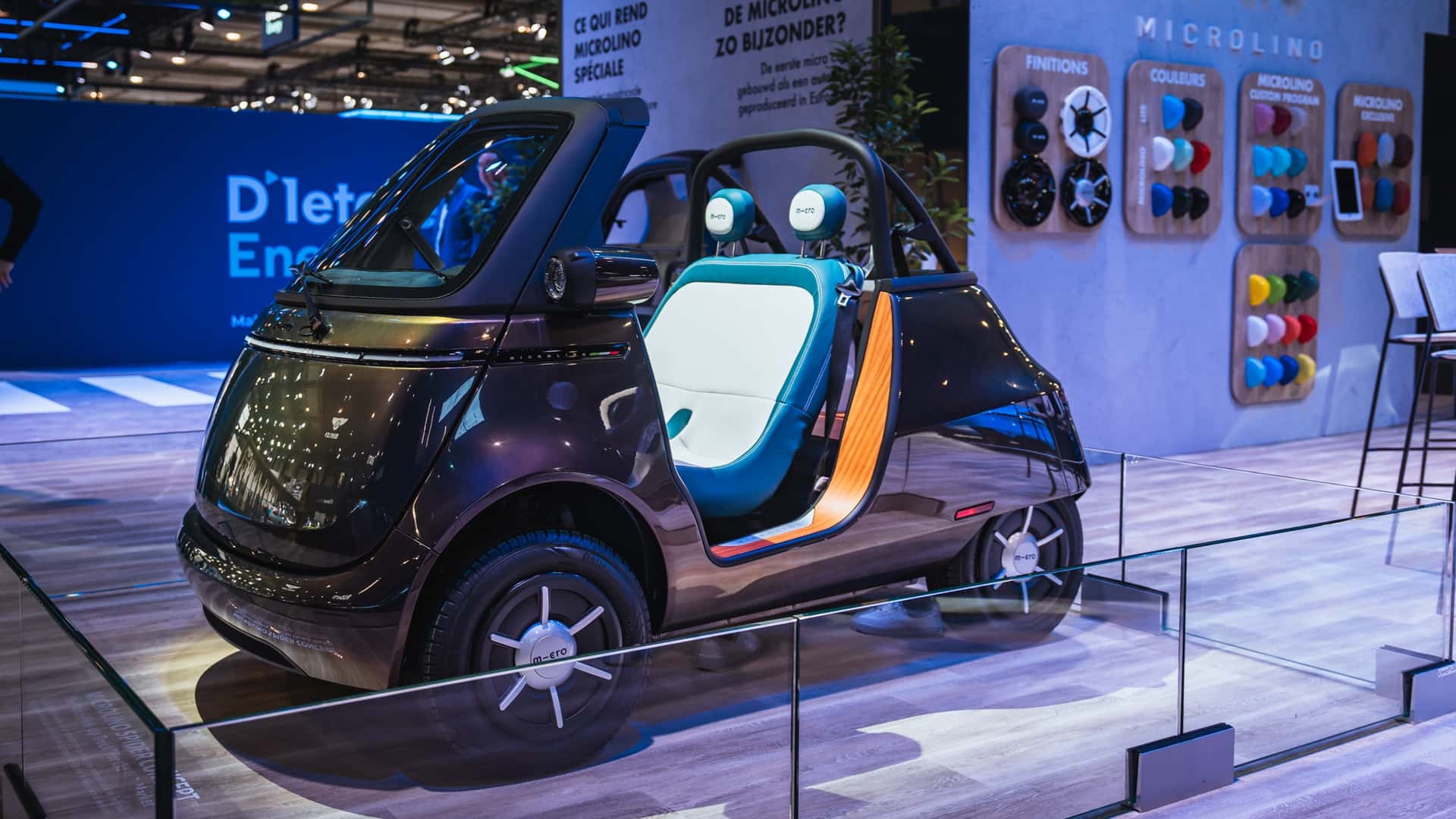 Microlino Spider at the Brussels Motor Show 2025