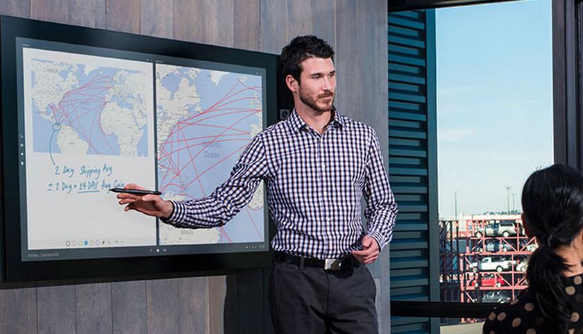 Microsoft Surface Hub:  84-дюймовый «умный» сенсорный 4К-телевизор на Windows 10-3