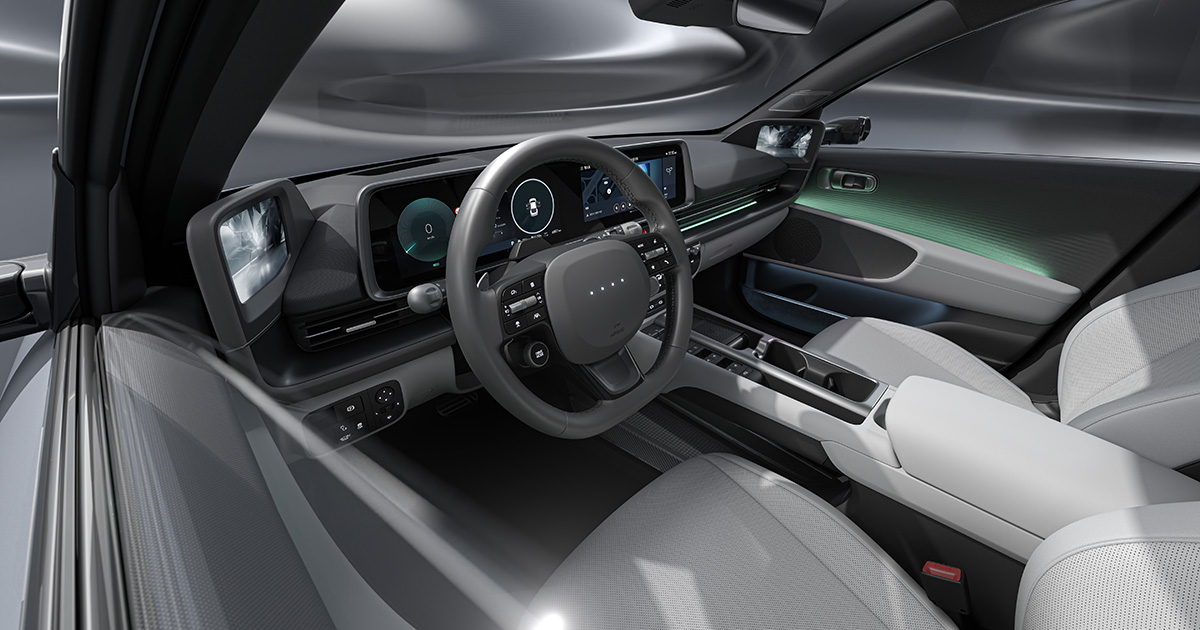 Control buttons in Hyundai Ioniq 6