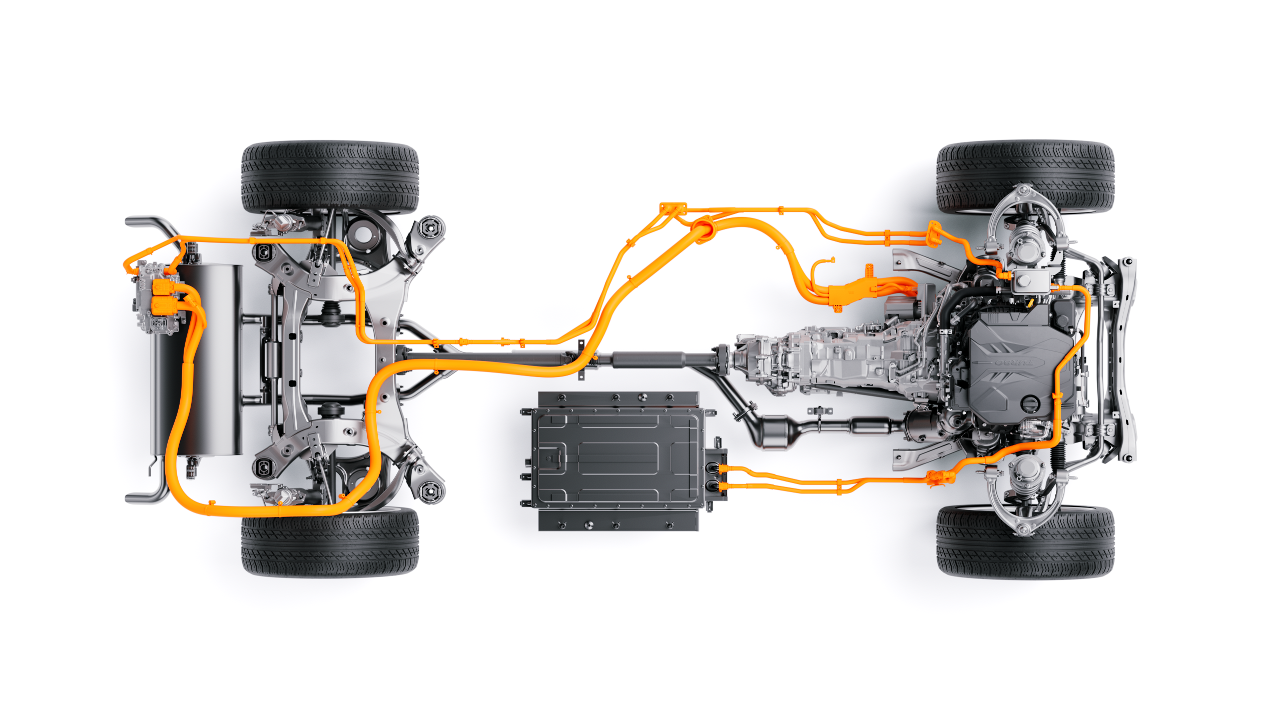Groupe motopropulseur hybride sur le SUV Palisade