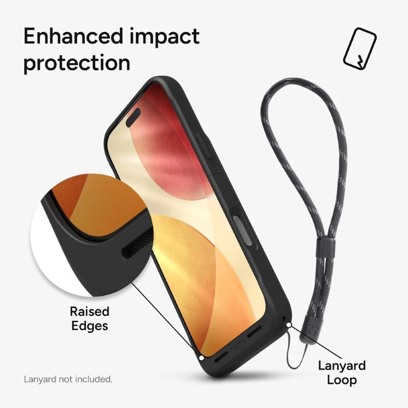 Vue latérale Mophie Juice Pack iPhone 17 Pro