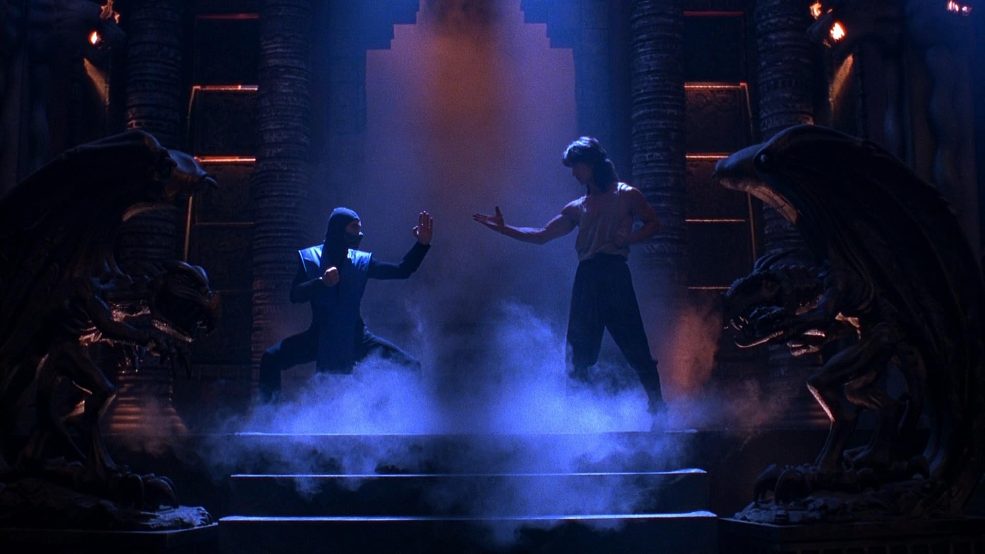 A still from the 1995 film Mortal Kombat