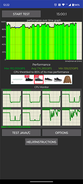 Heating and trotting Motorola Moto G84