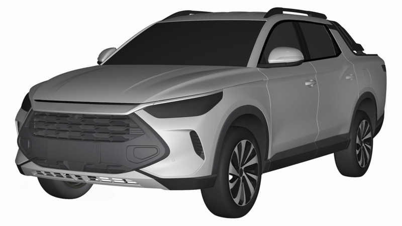 Image of the new BYD pickup - 2