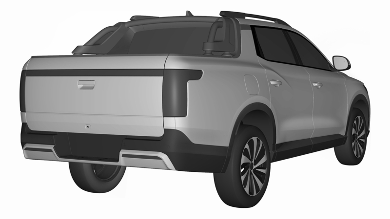 Image of the new BYD pickup - 3