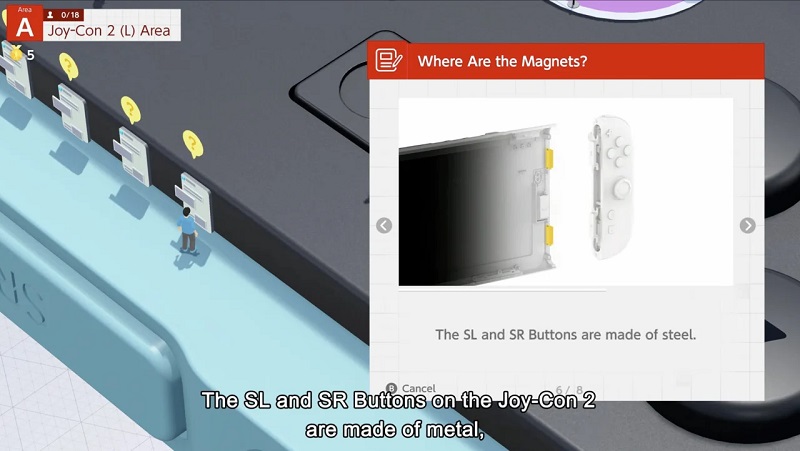 Capture d'écran de la visite de bienvenue de la Nintendo Switch 2 2