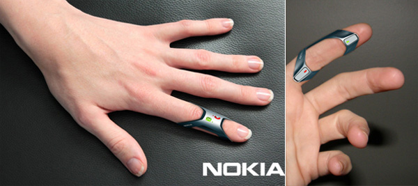 Концепт напалечного мобильного телефона Nokia FIT