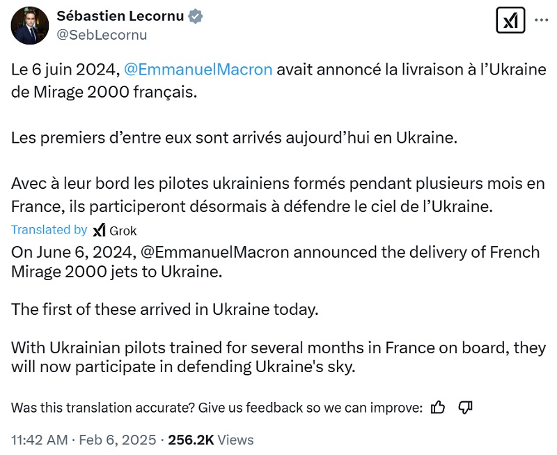 French Defence Minister Sebastien Lecornuil