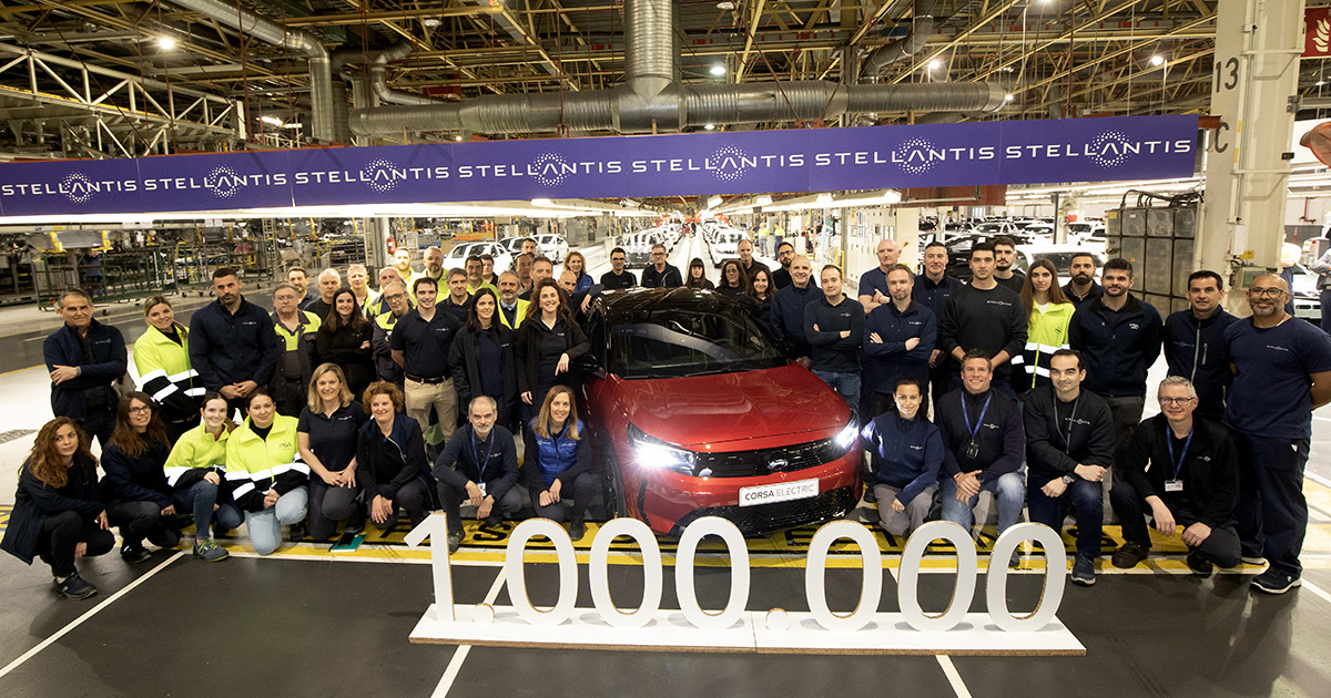 Le millionième Opel Corsa F.