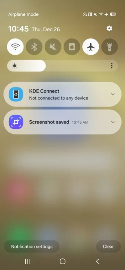 No background notification in One UI 7.0