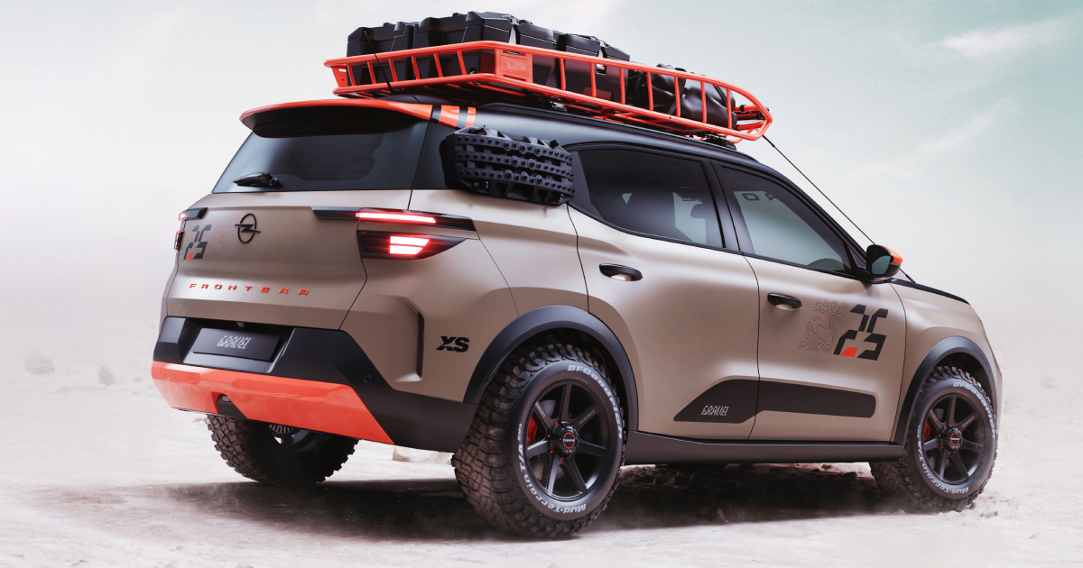 Opel Frontera Gravel - экстерьер на выставке