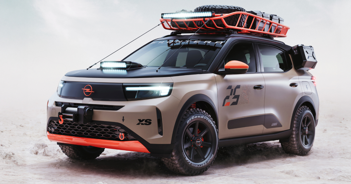 Opel Frontera Gravel - обзор сзади