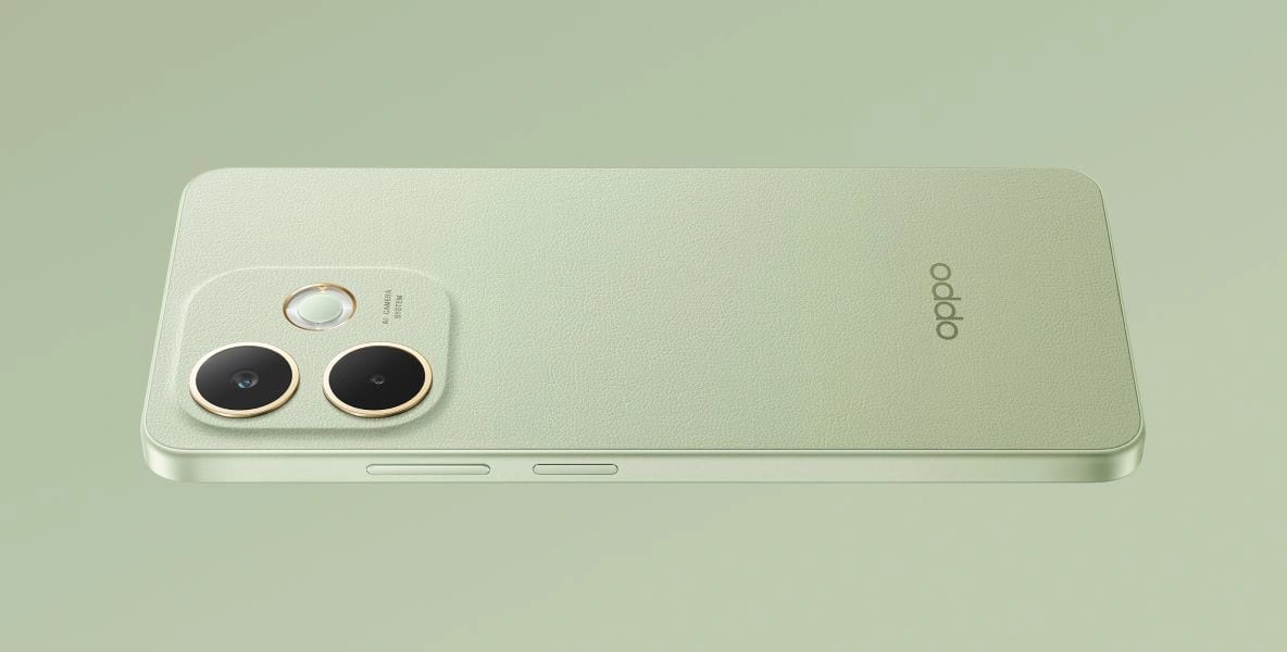 Дизайн OPPO A5 Pro в Оливковом зеленом цвете