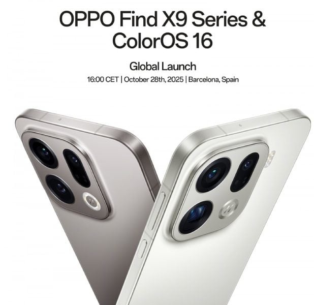 Launch date of Oppo Find X9 series and ColorOS 16