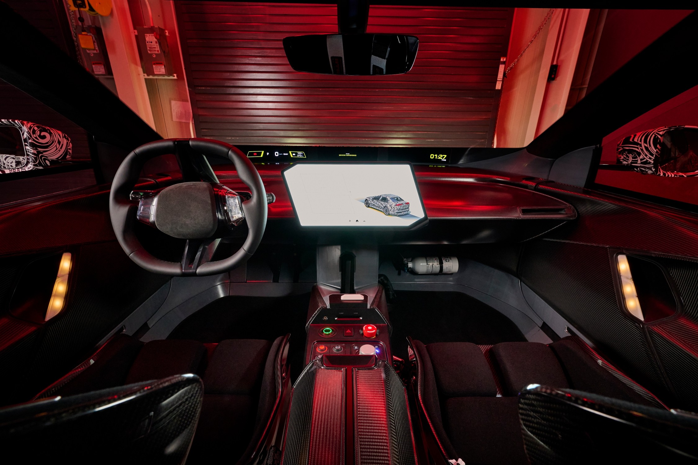 Intérieur du BMW Vision Driving Experience