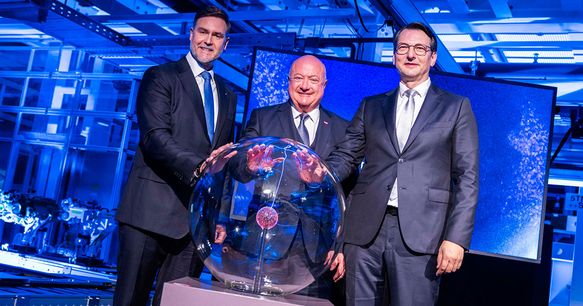 Ceremony for the start of series production of electric motors at the BMW Group's Steyr plant