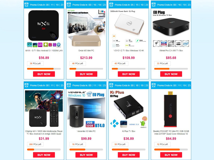 Распродажа компьютерных товаров в Gearbest с 8 по 15 марта-2