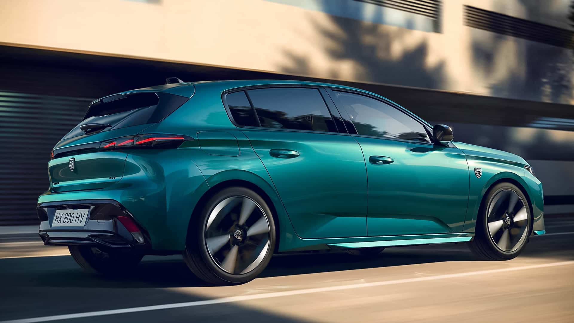 Updated Peugeot 308, front design