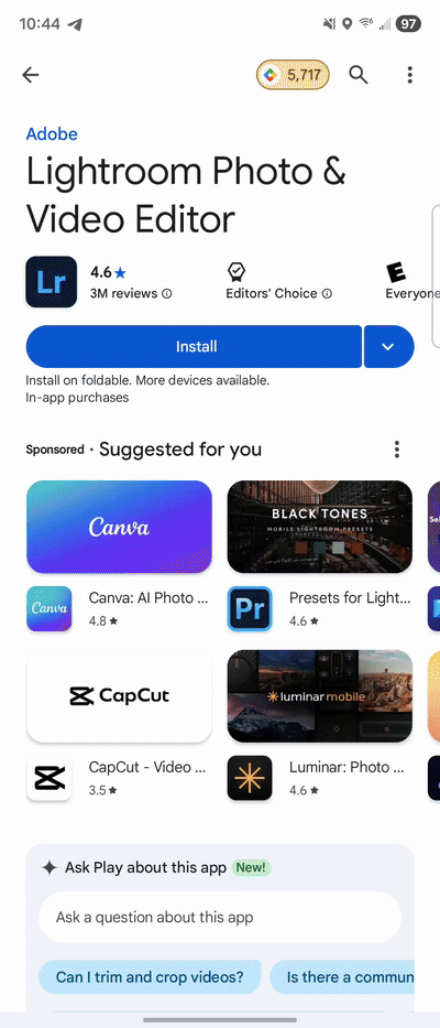 Автоматический запуск в Play Store